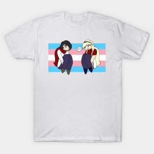 The Missing JJ Macfield And The Island Of Memories Trans Flag T-Shirt